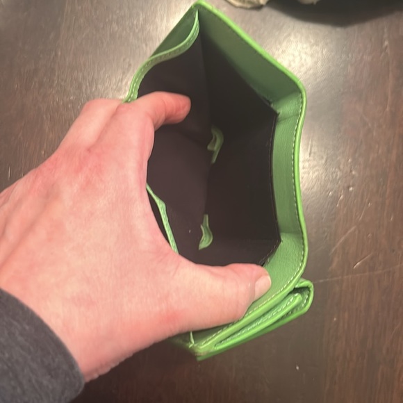 Authentic Balenciaga PAPIER MINI WALLET IN GREEN - Picture 9 of 9